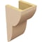 Ekena Millwork 6"W x 6"D x 12"H Wide Crestline Rough Cedar Woodgrain TimberThane Corbel, Primed Tan CORUR06X06X12CRERCPR - alternate 4